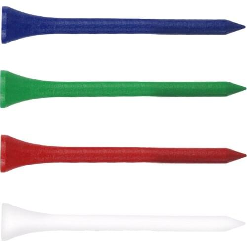 200 Pieces Mixed Color Wood Wood Golf Tees T 83 MM 3 1/4 '' BULK