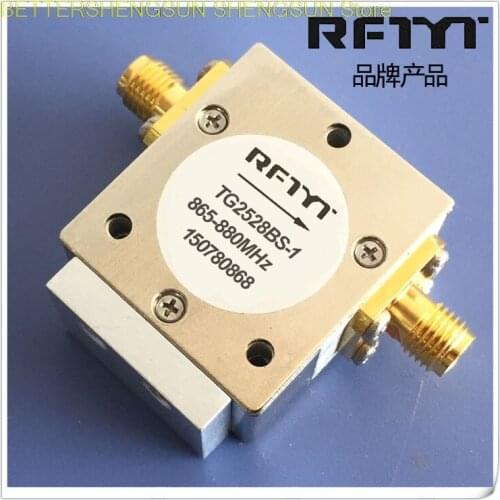 865-880MHz coaxial ferrite microwave communication CDMA RF isolator RFTYT 800M