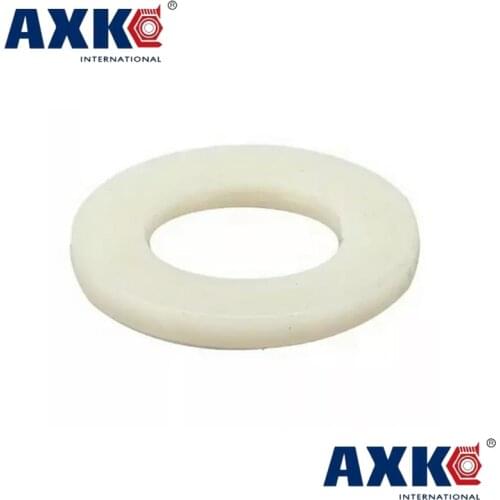 M2 M2.5 M3 M4 M5 M6 M8 M10 M12 White Plastic Nylon Washer Plated Flat Spacer Seals Washer Gasket Ring