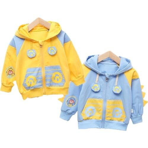 Kids clothes Girls jackets coats 2021 Spring Cartoons Children Clothes Toddler Boys Jacket Infantil Girls Tops Hooded Outwear