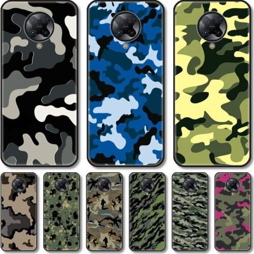 Soldier camouflage Phone Case For xiaomi M2 C3 X3 F2 Lite NFC 6 5 x Poco k30 Pro Anime Black Cover Silicone Back Pretty tpu