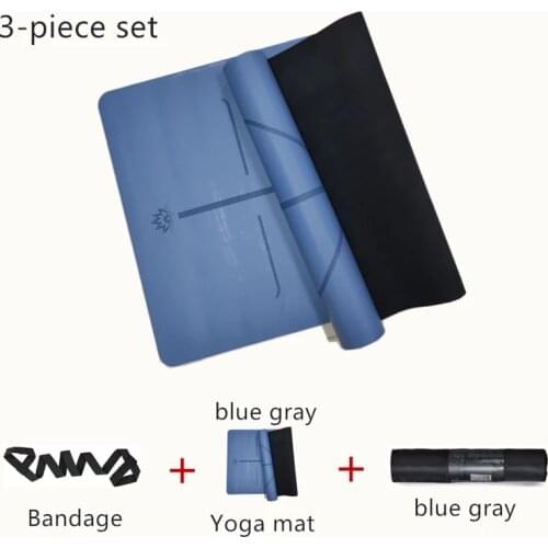 5mm yoga mat natural rubber with Position Line Non Slip Carpet sports Mat For Beginner Environmental Fitness Gym nastics Mats