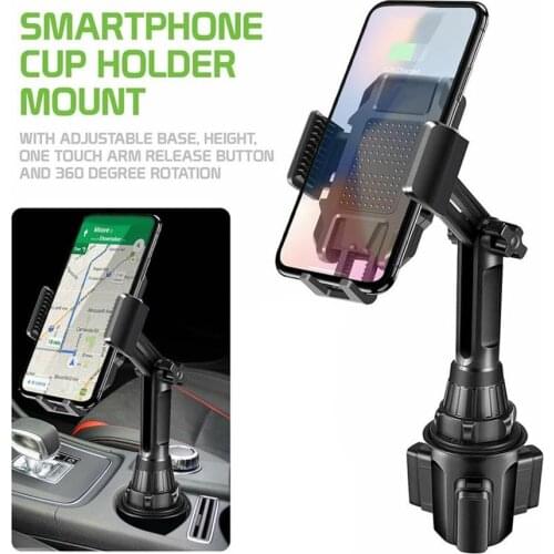 New Adjustable Gooseneck Car Water Cup Holder Cellphone Mount Sucker Stand Cradle Mobile Phone Tablet Car Holder Support