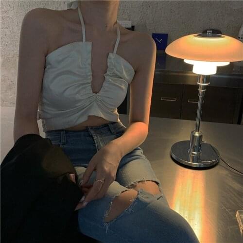 New Women Fashion Halter Backless Tops Summer Stylish Sleeveless Tops For Ladies Female Skin-Friendly And Comfortable Hot Sale