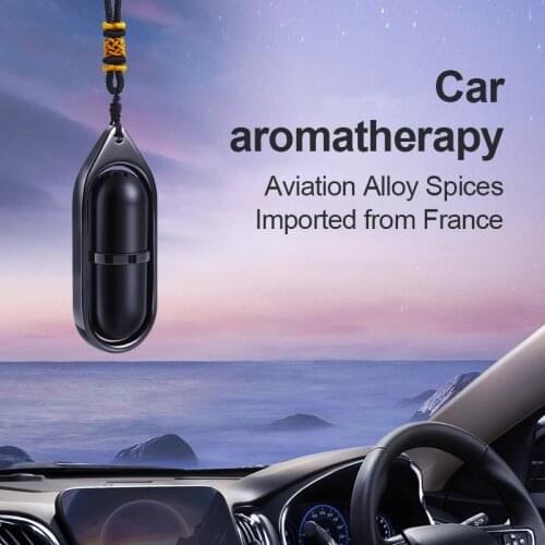 Air Freshener Car Hanging Perfume Pendant Fragrance Car Leather Strap Hanging Air Freshener Essential Oils Diffuser
