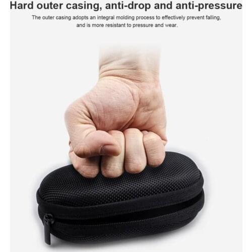 Portable Headset Storage Box For Bluetooth Earphone Bag Oxford Cloth EVA Storage Bag Anti-Fall Anti-Shock Shockproof Bag