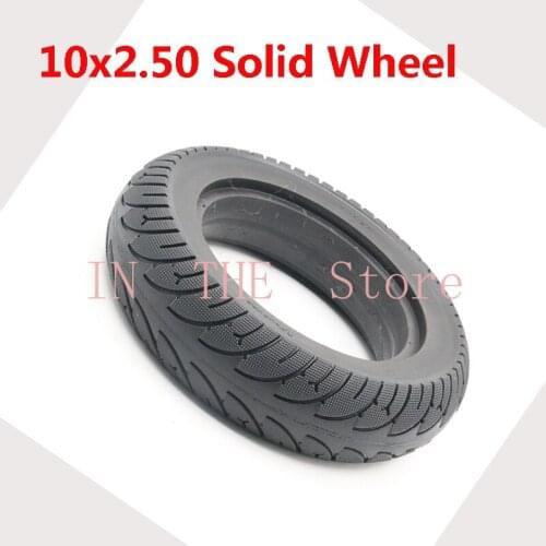 10x2.50 Tubeless Wheel Tyres Solid Tyre Inflation Electric Scooter Tires for 8/10 Inch Electric Scooter Accessory