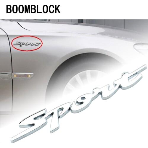 BOOMBLOCK sport Stickers For Lada granta vesta kalina Peugeot 206 307 207 407 hyundai i30 ix35 solaris VW polo passat b5 b6 b7