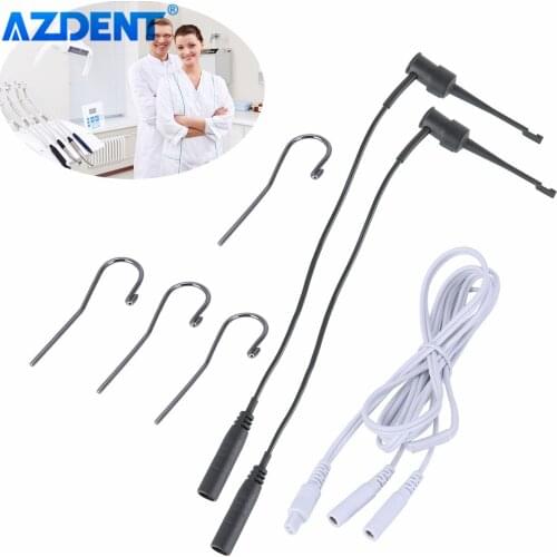 AZDENT Dental Apex Locator Test Wire Endo Treatment Measuring Accessories Measuring Line and 4pcs Lip Hooks