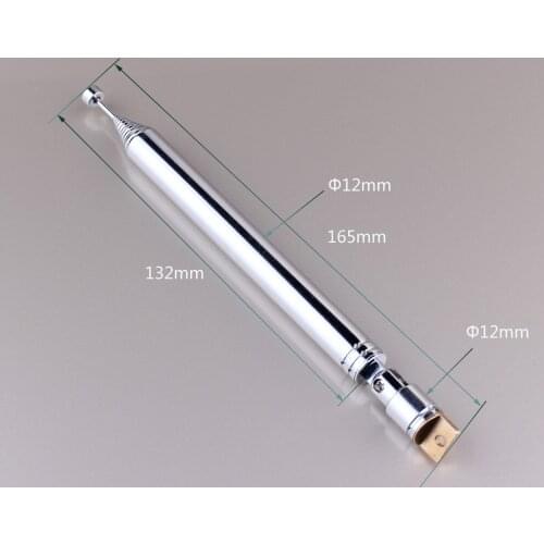 Thick Rod Antenna Universal Radio Antenna Diameter 12MM Elongated 1 Meter 12 Sections