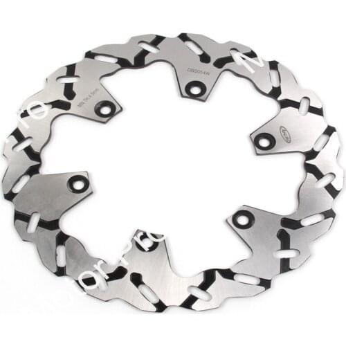 Rear Brake Disc For Yamaha XP T-MAX 500 ABS 2008 - 2011 2009 2010 Motorcycle Brake Disk Rotor CNC Aluminum XP500 T Max Silver