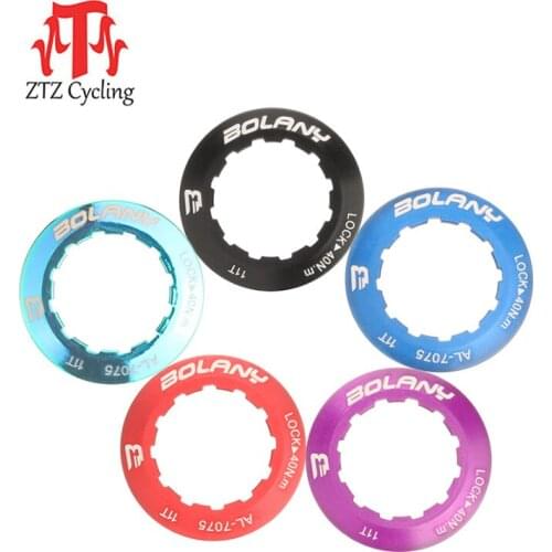 ZTZ Aluminum Alloy 11T Multicolor Cassette Cover Bicycle Cycling Fixing Bolt Screw Freewheel Cover