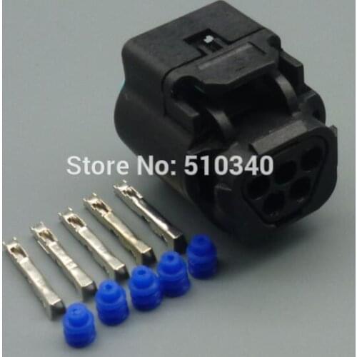 1set.5 hole 5 pin 1.5mm female modified car connector plug with terminal