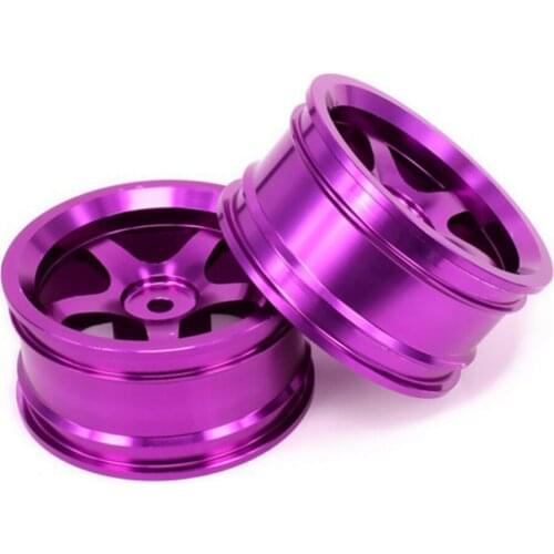 1set RC Model Car 1/10 Flat Running Wheel Metal Wheel Frame Drift Car Diameter 52mm Universal 4 Packs