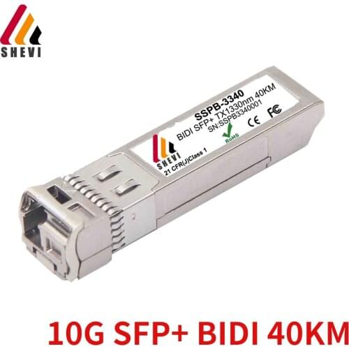 10G SFP+ 1330/1270nm 40km optical module compatible hp transceiver mikrotik router cisco router dlink router