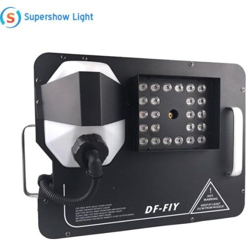 1500W LED Fog Machine 24 RGB Color LEDs Smoke Machine Fogger Hazer Equipment For DJ KTV Stage Lighting