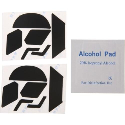 2 Sets 0.6mm Thickness Replacement Mouse Feet Skates for Logitech G900