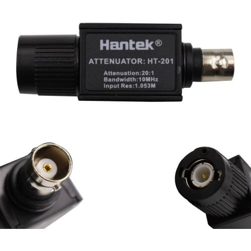 2Pcs/Lot Hantek Attenuator 1008C Oscilloscope Signal Passive Attenuator HT201 20:1 Passive Attenuator 300V Max For Pico