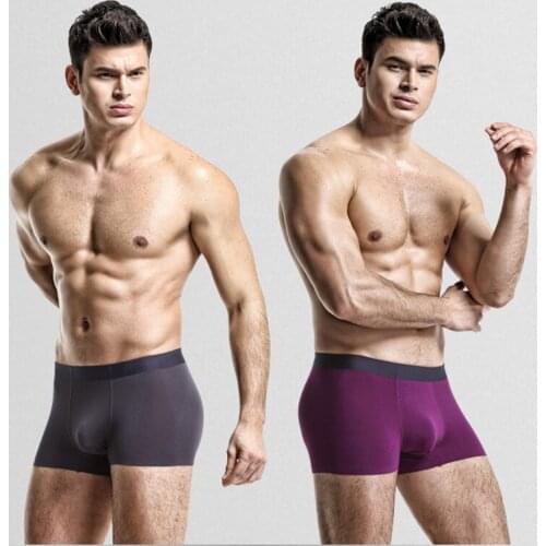 BOBTXS 3pc Men Panties Shorts Underwear Dry and Comfortable Boxer Shorts Mens Sexy Underwear High Quality Mens Underwear Pouch