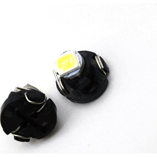 4pcs T3 LED 3030 SMD Led Bulb Car Dashboard Warning Indicator Light Instrument Lamp Auto T4.2 T4.7 Indicator Light Bulb Lamp 12V