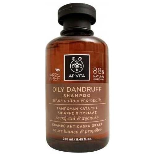 APIVITA CHAMPU ANTICASPA GRASA SAUCE BLANCO Y PROPOLEO 250 ML