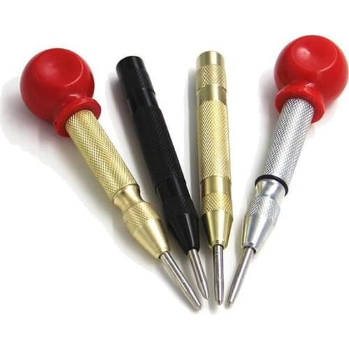 5 Inch Automatic Pin Punch Strike Spring Loaded Marking Starting Holes Woodworking Tool Center Pin High Quality Marking tool