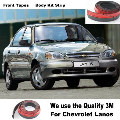 For Chevrolet Aveo Sonic Lanos FSO Car Bumper Lip / Body Kit / Front / Rear Skirt Spoiler / Bumper Deflector Rubber Strip