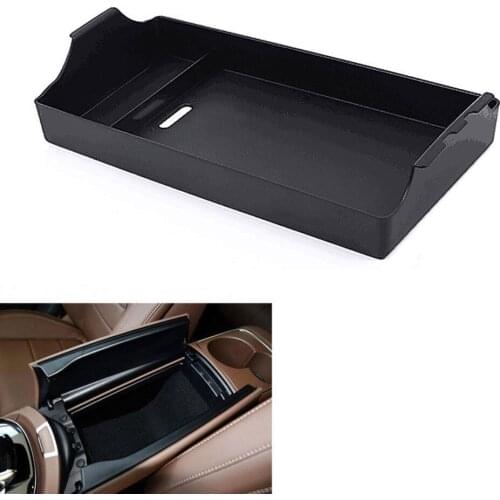 BBQ@FUKA Car Console Centre Armrest Storage Box Container Case With Pad Fit For Benz E Class 2016 Car accessories