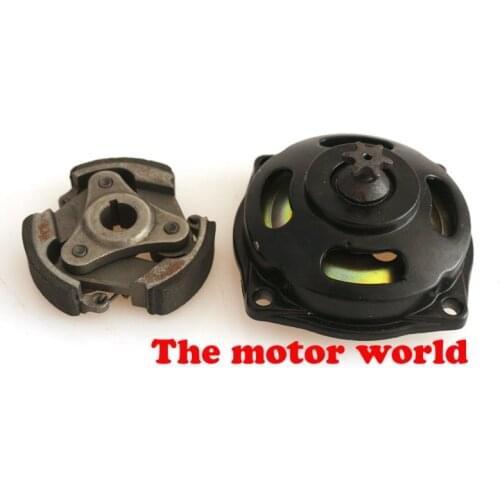 BIG 6 Teeth Gearbox + Clutch Pad forT8F Chain of 2 Stroke 43cc 47cc 49cc mini Pocket Bike Quad ATV Dirt Bike Minimoto