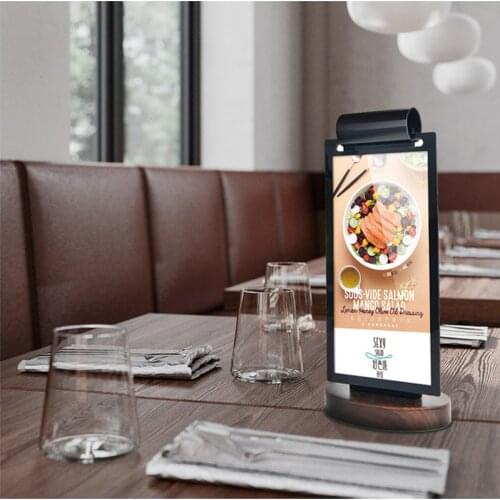 A6 Flip Pages Double Sided T Shape Table Top Sign Display Holder Menu Document Picture Flyer Ad Photo Frame Display Stand