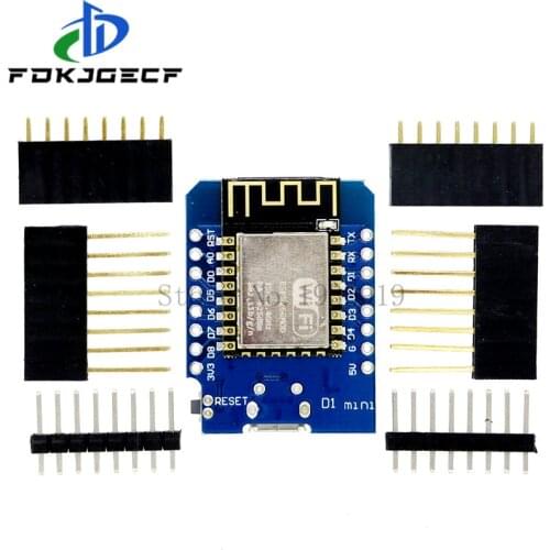 ESP8266 ESP-12 ESP12 WeMos D1 Mini Module Wemos D1 Mini WiFi Development Board Micro USB 3.3V Based On ESP-8266EX 11 Digital Pin