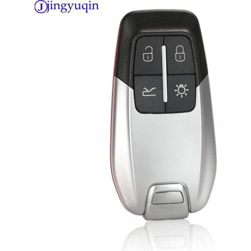 Jingyuqin Smart Luxury Remote Key Shell 4 Button For Ferrari 458 588 488GTB Case Fob Cover