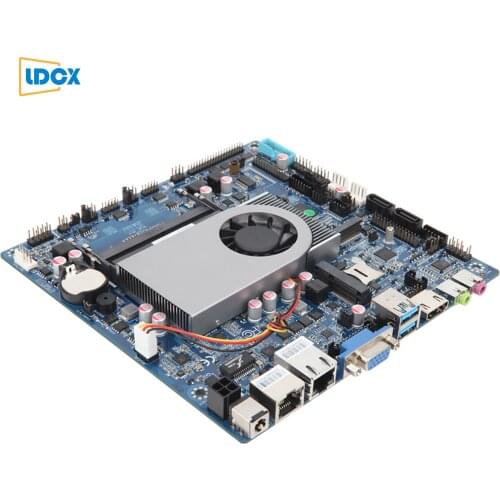 LDCX Core I5 6200u thin itx Mini industrial dual network motherboard