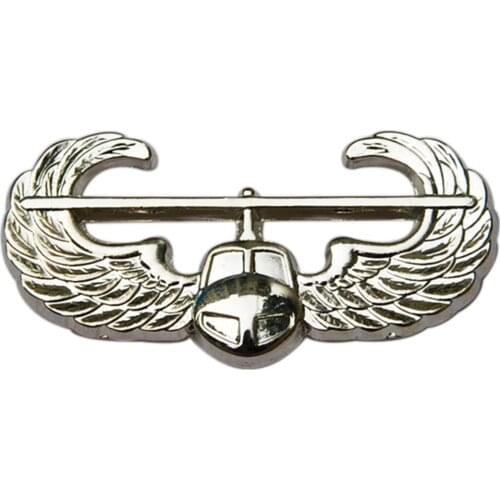 US UNITED STATES AIR FORCE AIR ASSAULT QUALIFICATION LAPEL PIN METAL BADGE