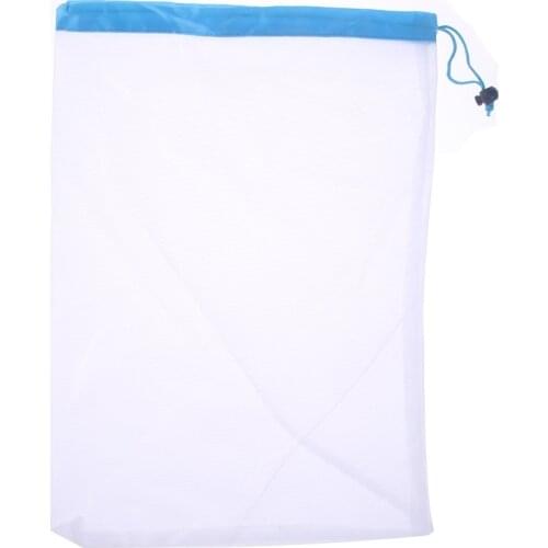 1Pc Tote Reusable Mesh Produce Shopper Bag Washable Eco Friendly Bags for Grocery Shopping Storage Bag Fruit Vegetable Toys