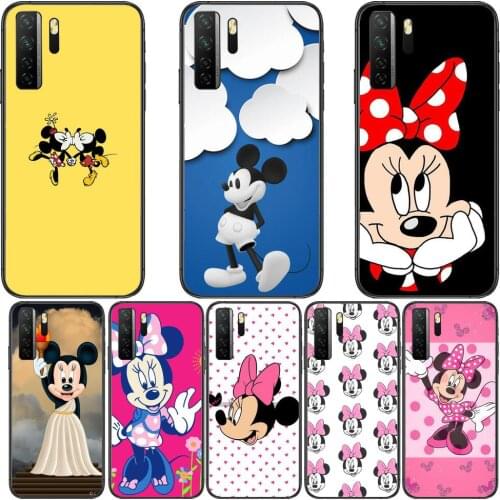 Fashion funny phonecover cartoon Black Soft Cover The Pooh For Huawei Nova 8 7 6 SE 5T 7i 5i 5Z 5 4 4E 3 3i 3E 2i Pro Phone Case