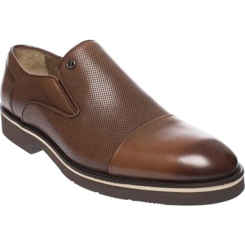 Male Tan Genuine Leather Classic Shoes FSC9062TABA