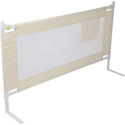 Baby Bed Rails Childrens Headboards Foldable Toddlers Safety Bed Rail with Lockable Buckle Headboards Long Bed Guardrail