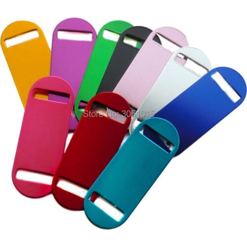 Wholesale 20Pcs OvalIdentity Card Custom Engraved Dogs Tag Double Sided 10 Colors Personalized For Dog & Cat ID Tags Accessories