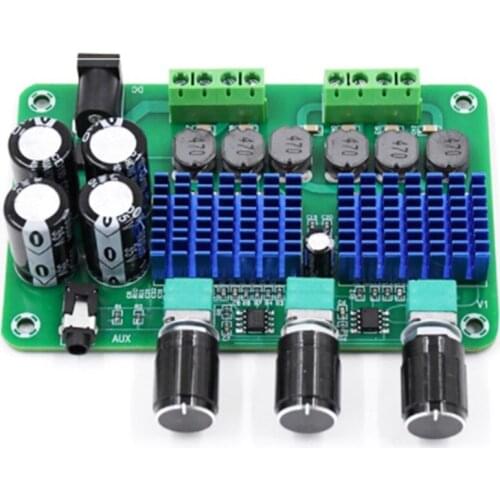 XH-A311 High Power Digital Power Amplifier Board 2.1 Channel TPA3116D2 Stereo Audio Subwoofer Amp 50WX2+100W