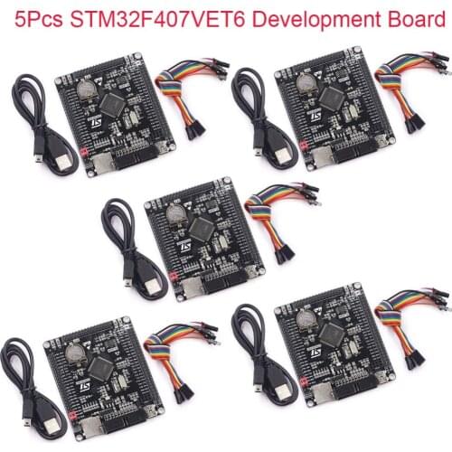 5Pcs/lot STM32F407VET6 Development Board Cortex-M4 STM32 Minimum System Learning Board ARM Core Board STM Module