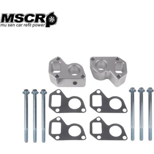 Water Pump Spacers 3/4 Thick Suitable For LS1 LQ4 LQ9 Series Billet Auminum Car Components(black + silver )