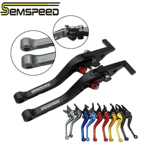 SEMSPEED For Yamaha xmax 300 250 125 xmax300 CNC Motorcycle New 3D Rhombus Short Brake Clutch Handle Brake Levers 2015-2019 2020