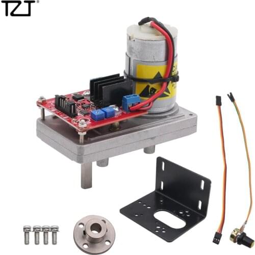 TZT 100kg/380kg/cm High Torque Servo Kit Steel Gear DC12V-24V with Potentiometer For Mechanical Arm Robot