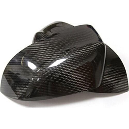 2x 100% Carbon Fiber Rearview Mirror Replace Cover Case For BMW X3 F25 15-17 & X4 F26 15-17 & X5 F15 14-17 & X6 F16 2015-2017