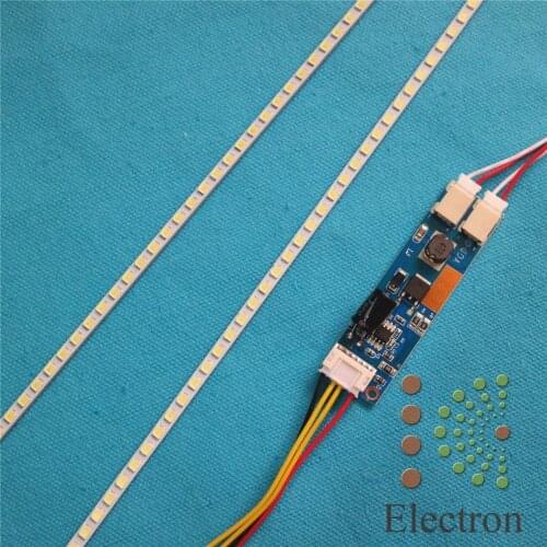 455mm LED Backlight lamp Strip Kit Adjustable brightness Update Your 20.1" wide 20 inch CCFL LCD Screen to LED