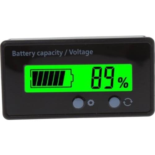 8-70V LCD Acid Lead Lithium Battery Capacity Indicator Voltmeter Voltage Tester 'lirunzu