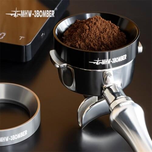 58mm Magnetic Stainless Steel Intelligent Dosing Ring Brewing Bowl Coffee Powder Espresso Accessory for Barista Portafilter Tool