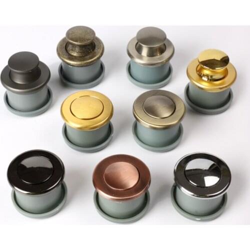 Embedded Furniture Handle and Knobs Telescopic Spring Shake Knob Invisible Bounce Dark Outfit Hidden Classical Light Pull