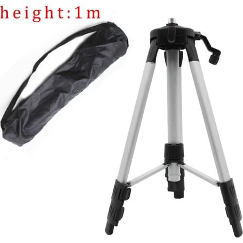 High Quality Portable 1 m Height Adjustable Aluminum Thickness Tripod 5/8 "male thread tripod level laser